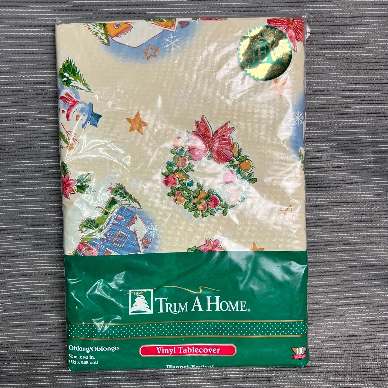 52"x90" Oblong Vtg New!