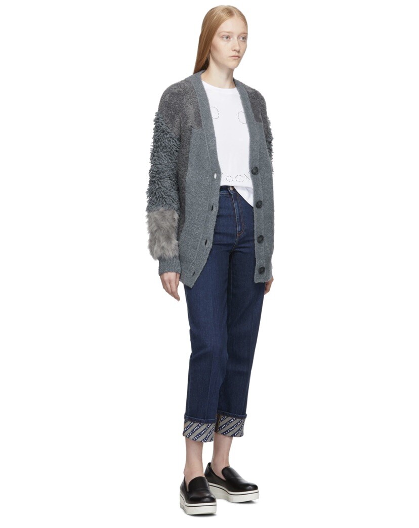 Stella McCartney fur Free Patchwork Cardigan RRP … - image 6