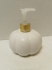 Halloween/ Harvest White Pumpkin Soap Lotion Dispenser