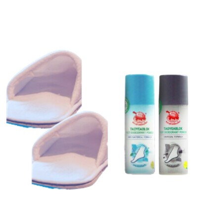 Poudre Déodorante Pour Les Pieds Taoyeablok - Lot De 2, 30g Chacun, Antibactérienne, Blanche