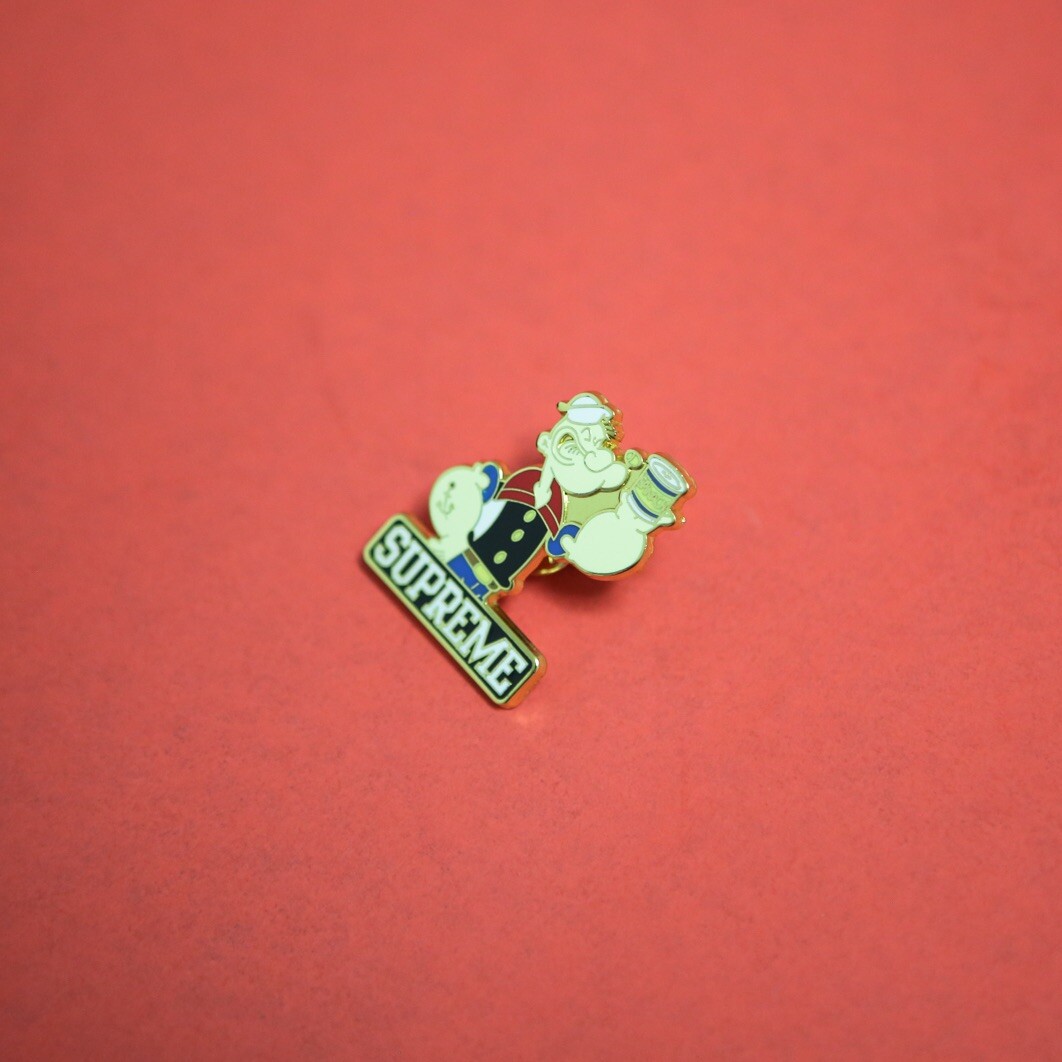 Supreme Popeye Pin Enamel | eBay
