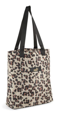 PUMA Core Pop Shopper Shopper Tasche Prairie Tan - Animal AOP taupe hellbraun