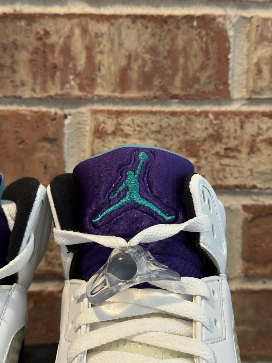 Nike Air Jordan 5 Retro LS Grape 2006 OG White Emerald Green