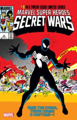 SECRET WARS 8 FACSIMILE VARIANT NM MARVEL SUPERHEROES FAX