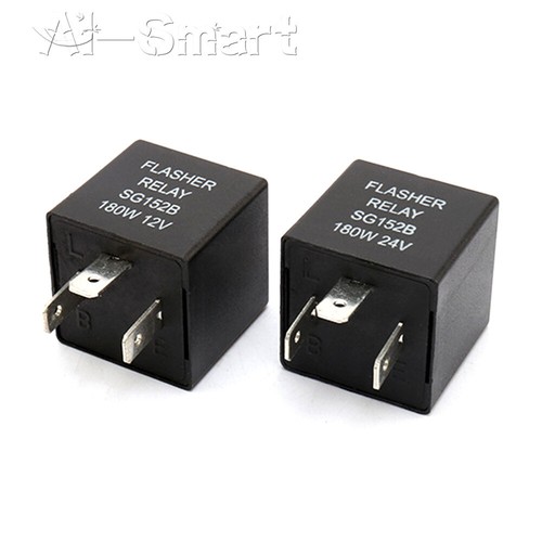 DC12V 24V 180W Car Flasher Relay Turn Signal 3-Pin Automotive Motorcycle Relay - Picture 7 of 14