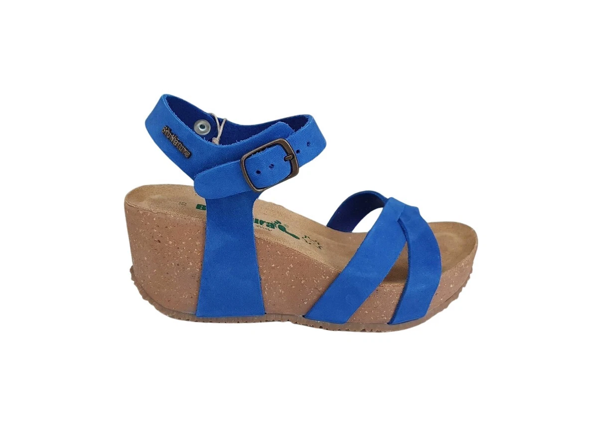 FREGENE IMB Bionat Sandals Nabuk Women Art. 24FREGENEIMB BLUE Bluette