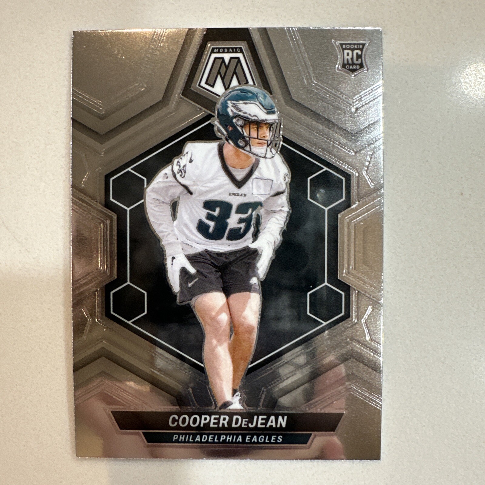 2024 Cooper DeJean Panini Mosaic Rookie Base #340 Philadelphia Eagles (RC)
