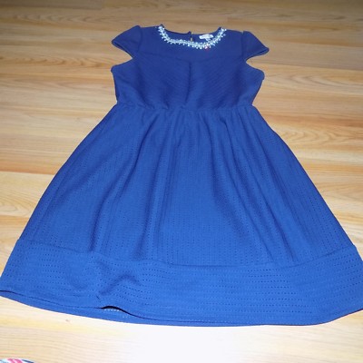 monteau navy blue dress (18-775) Monteau