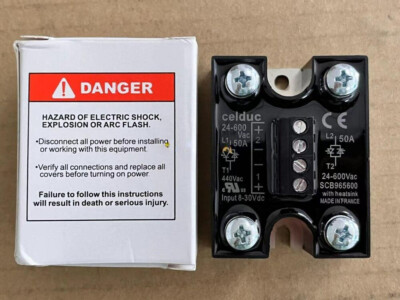 NEW Celduc solid state relay SCB965600 50A #