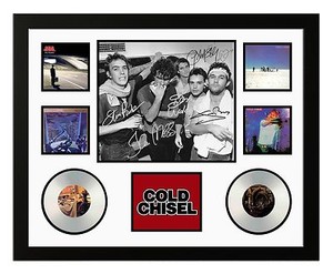 Cold Chisel Jimmy Barnes Signed Limited Edition Framed Memorabilia