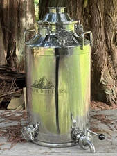 Distilling Kettle | Boiler | Pot | 50L | 13 gallon | 304 SS | Moonshine Mash Tun