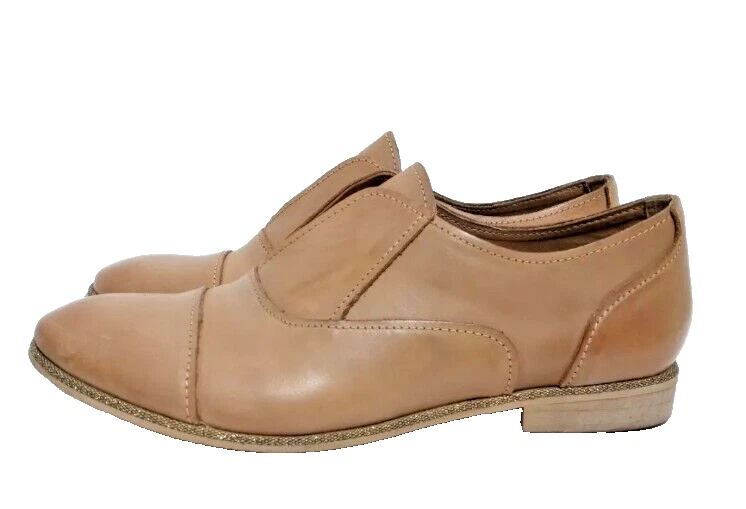 Zapato informal Naughty Monkey Slip Knot Oxford para mujer talla 9 tostado sin cordones Foto 4 de 4