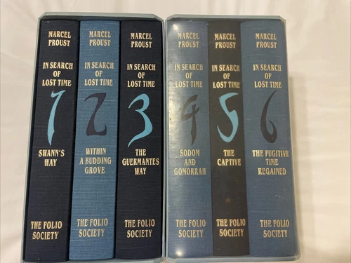 FOLIO SOCIETY In Search of Lost Time by MARCEL PROUST -6 Volume Set (4-6 Sealed)