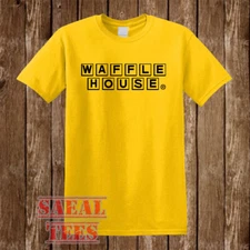 Waffle House Retro Restaurant Men's Yellow Size S-5XL