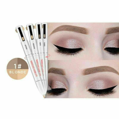 Waterproof Eye Brow Contour Pen 4-in-1 Defining & Highlighting Eyebrow Pencil UK