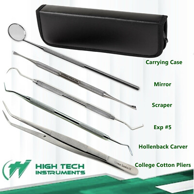 Dental Teeth Cleaning Kit Dentist Floss Plaque Remover Oral Care Tooth Tools 