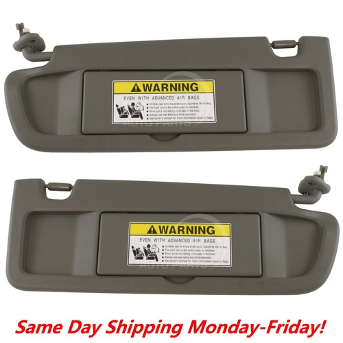Sun Visor DARK GRAY Atlas PAIR For 20062008 Honda Civic Left & Right