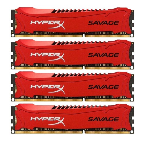 Kingston HyperX SAVAGE 32GB 4x 8GB DDR3 OC 2400MHz PC3 240pin Desktop Memory BT - Picture 3 of 8