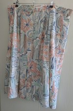 Wentworth Gallery Vintage Geometric Floral Print Skirt Size 22 WITH POCKETS