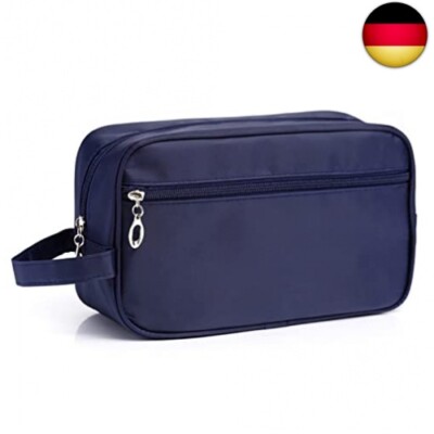 Sanivovonu Kulturbeutel Herren - Wasserdicht Mit Nassfach | PU-Leder Organizer