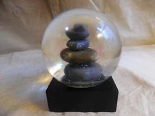 Snow Globe Zen Rocks By Cool Snow Globes
