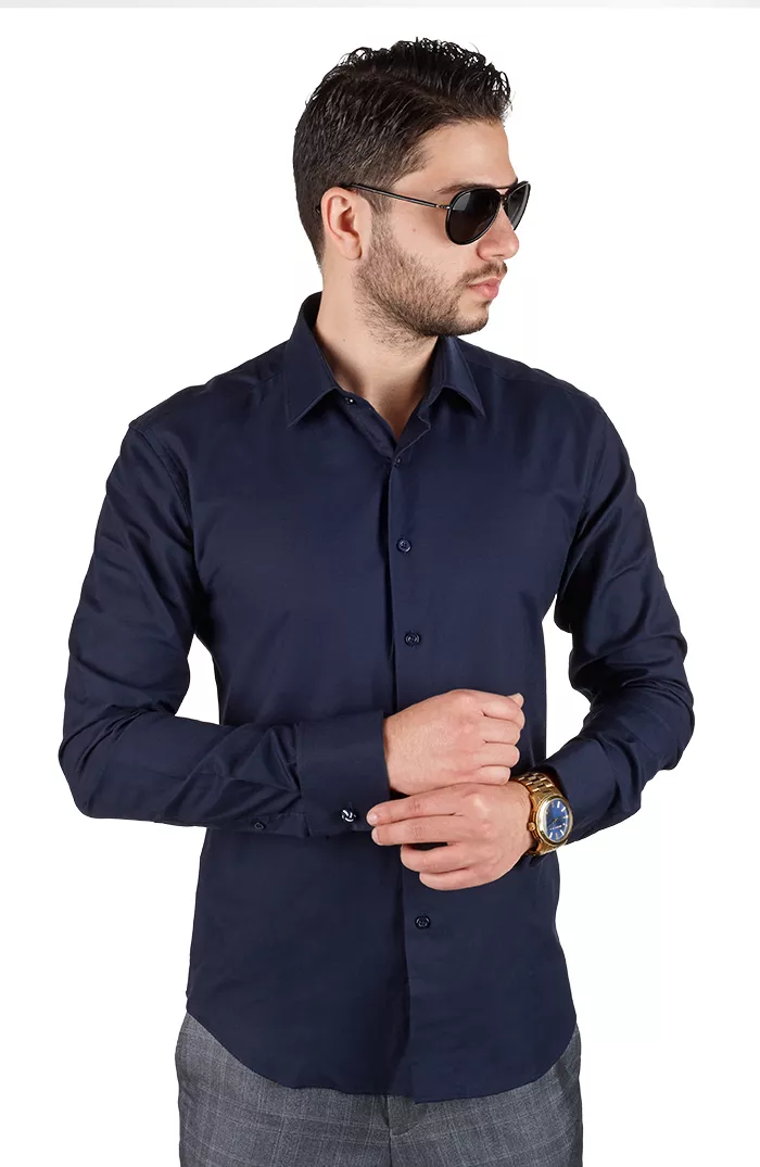 Mens french cuff dress shirts cheap discount