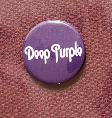 VINTAGE 1991 DEEP PURPLE BROCKUM ROCK 6 CARDS & BAND LOGO 1 INCH