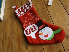 red felt snowman christmas stocking HOW MANY DAYS TILL CHRISTMAS mew