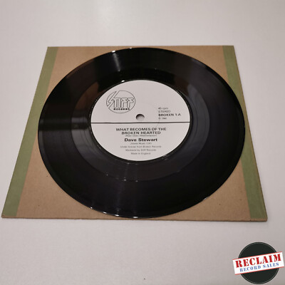 dave stewart what becomes of the broken hearted 7'' vinyl record VG