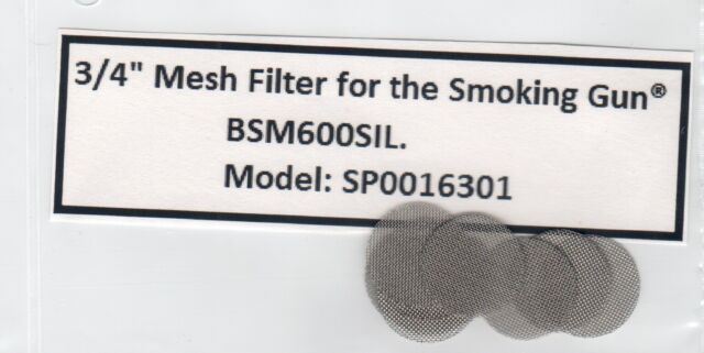 (20) Replacement Mesh Filter Screens for SMOKING GUN by BREVILLE/PolyScience (20) Replacement Mesh Filter Screens for SMOKING GUN by BREVILLE/PolyScience
