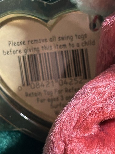 Ty Beanie Babies Schweetheart the Orangutang Toy - Mint - Picture 6 of 7