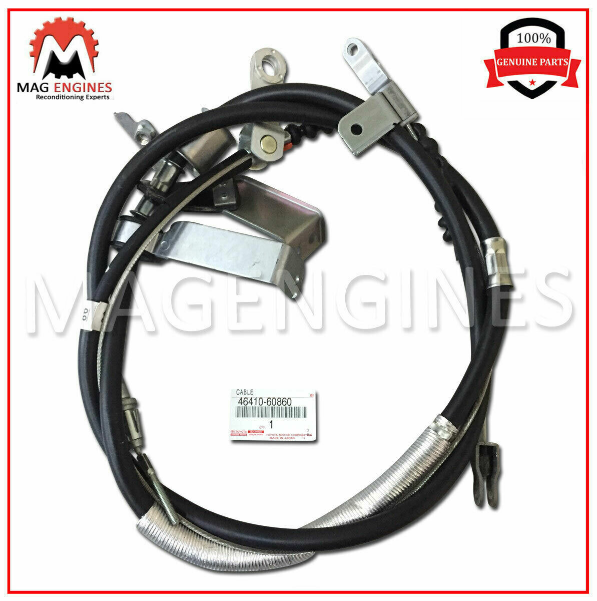 ラビットモア　ブレーキASSY 46410-60860 GENUINE OEM CABLE ASSY, PARKING BRAKE, NO.1 4641060860