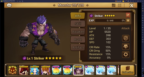 COMPTE / ACCOUNT Summoner Wars EU - Lvl 53 - 800+ runes - 9 6* - 70+ mons EUR 20,00 - FR