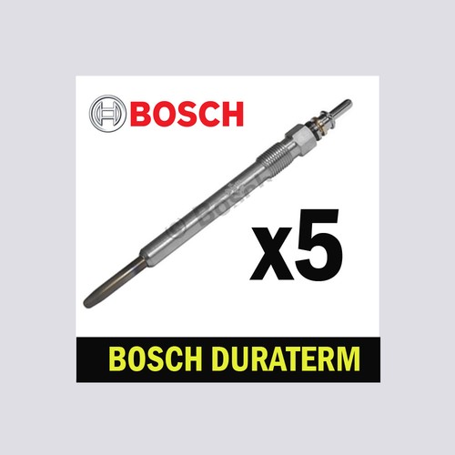 5x Bosch Glow Plugs for VOLVO XC90 2.4 CHOICE1/2 D5 D5244T18 D5244T4