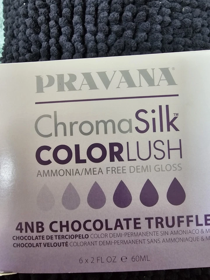 Pravana Chroma Silk Colorlush Demi . Box Of 6. New. 4NB Chocolate Truffle - image 4 of 4