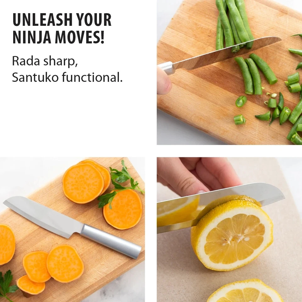 Rada Cutlery R140 Cooks Utility Knife L/R handed USA made, sharp Kitchen knives - Image 2 of 3