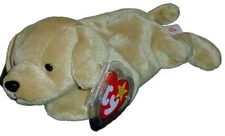 Ty Beanie Baby FETCH the Golden Retriever Dog 8.5" NEW MWMTs Stuffed Animal Toy