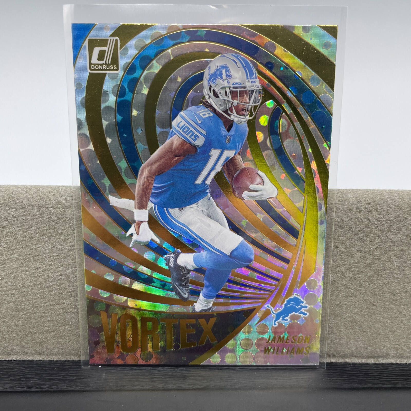 2022 Panini Donruss Football Jameson Williams Vortex Detroit Lions
