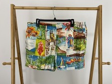 RARE VTG 60s Island Casuals Hawaii AOP Swim Trunks Shorts Hawaiian Size XL