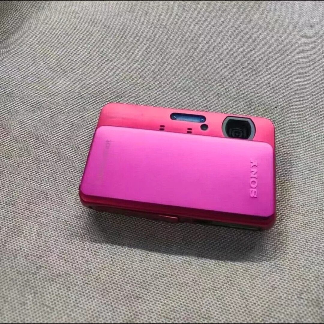 Pink Sony Cyber-shot 16.2MP CMOS DSC-TX20 Vintage Digital