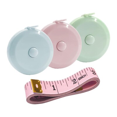 GDMINLO 3 Pack Tape Measure Measuring Tape for Body Fabric 