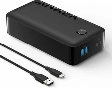 Anker 30W USB-C Portable Charger 40000mAh Power Bank 4-Port Charge for iPhone 15