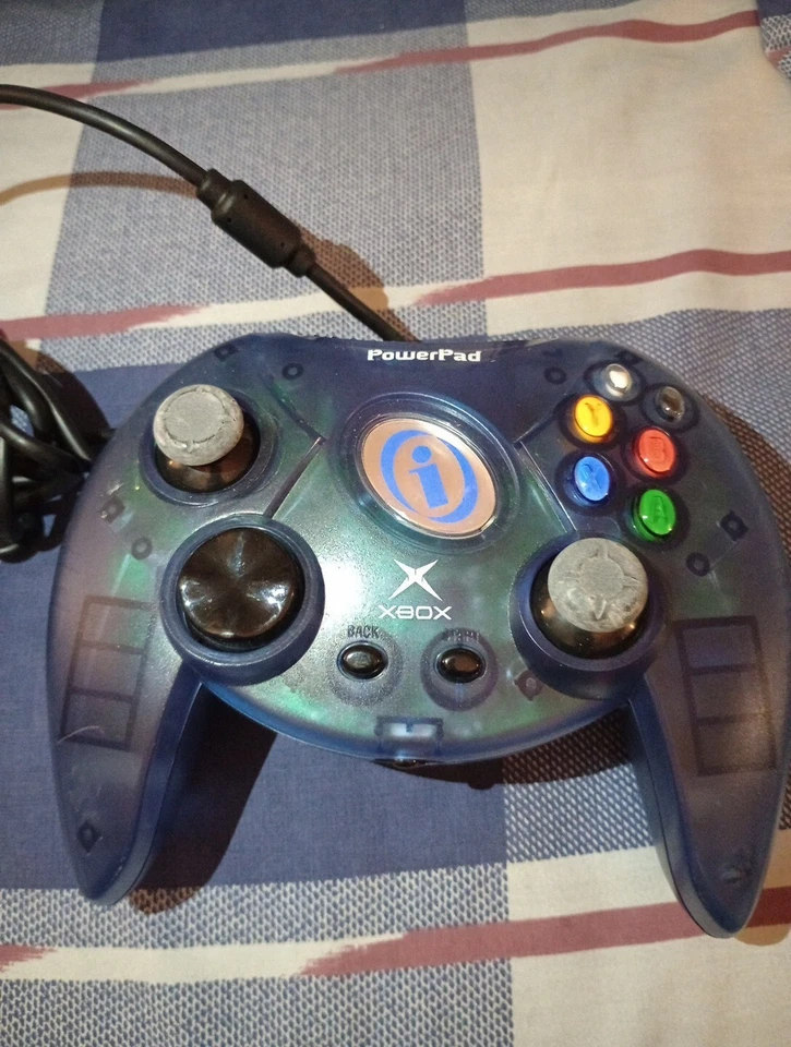 Mando Original Xbox InterAct PowerPad Pro Azul - Sin Probar Foto 2 de 4
