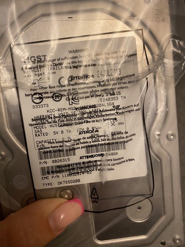 Hitachi HUS723020ALS640 2TB 3.5" SAS Hard Drive Disk 0B26315 EMC 118032814-02 - Picture 5 of 10