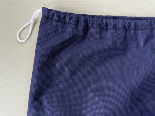 Dooney & Bourke Dust Cover Bag Dustbag Navy Blue w/ Drawstring 25x22" - Imagen 3 de 5