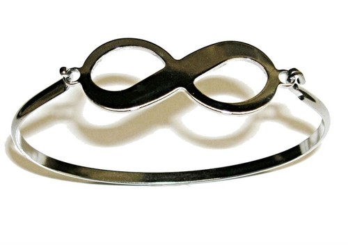 PULSERA INFINITO ACERO inoxidable. Stainless Steel Ajustable. Unisex.Nueva - Imagen 2 de 4