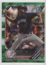 2019 Bowman Chrome Draft Sapphire Green 34/50 Domingo Acevedo #BDC-102 fm0