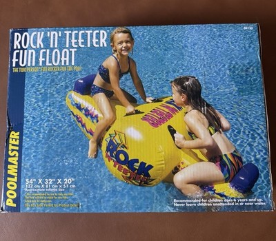 Vintage 2001 Poolmaster Rock N Teeter Fun Float 86130 NEW IN BOX 90s Y2K