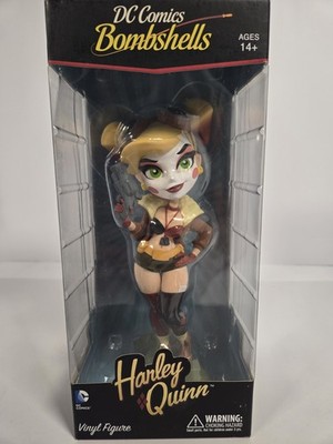 Harley Quinn DC Comics Bombshells Cryptozoic Vinyl Figure 2016 With Original Box