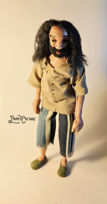 Stoned Sam -  1/6 scale dollhouse Diorama Scene Vignette - Barbie  size